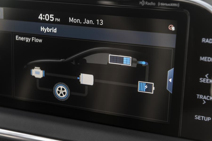 Детали интерьера Hyundai Sonata Hybrid (DN8) 2020 года  (NA) (фото 48 из 58)
